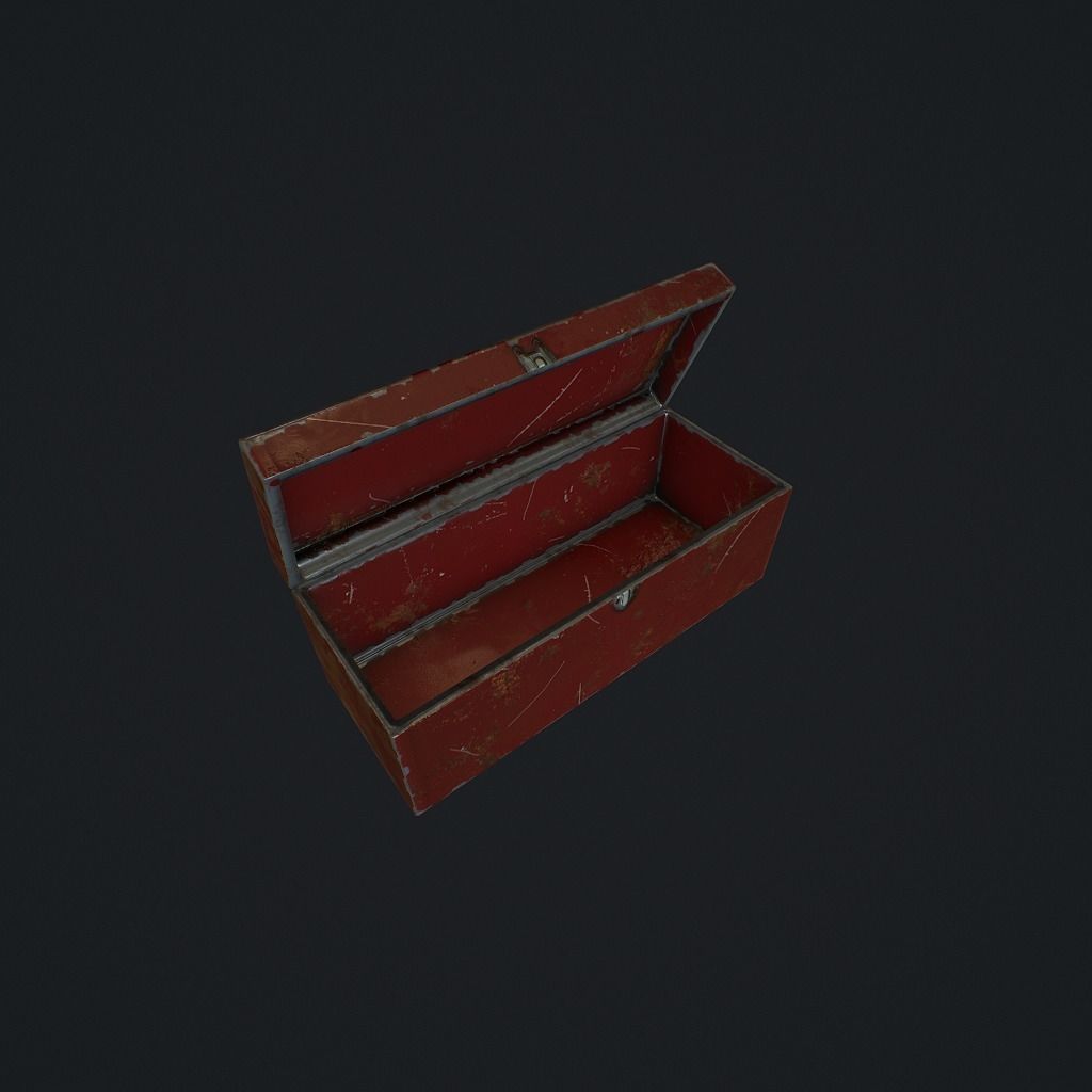 Toolbox pbr Low-poly 3D model_8