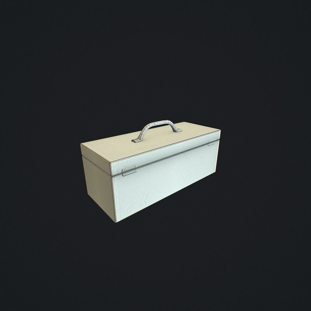 Toolbox pbr Low-poly 3D model_13