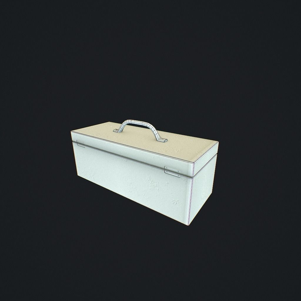 Toolbox pbr Low-poly 3D model_14