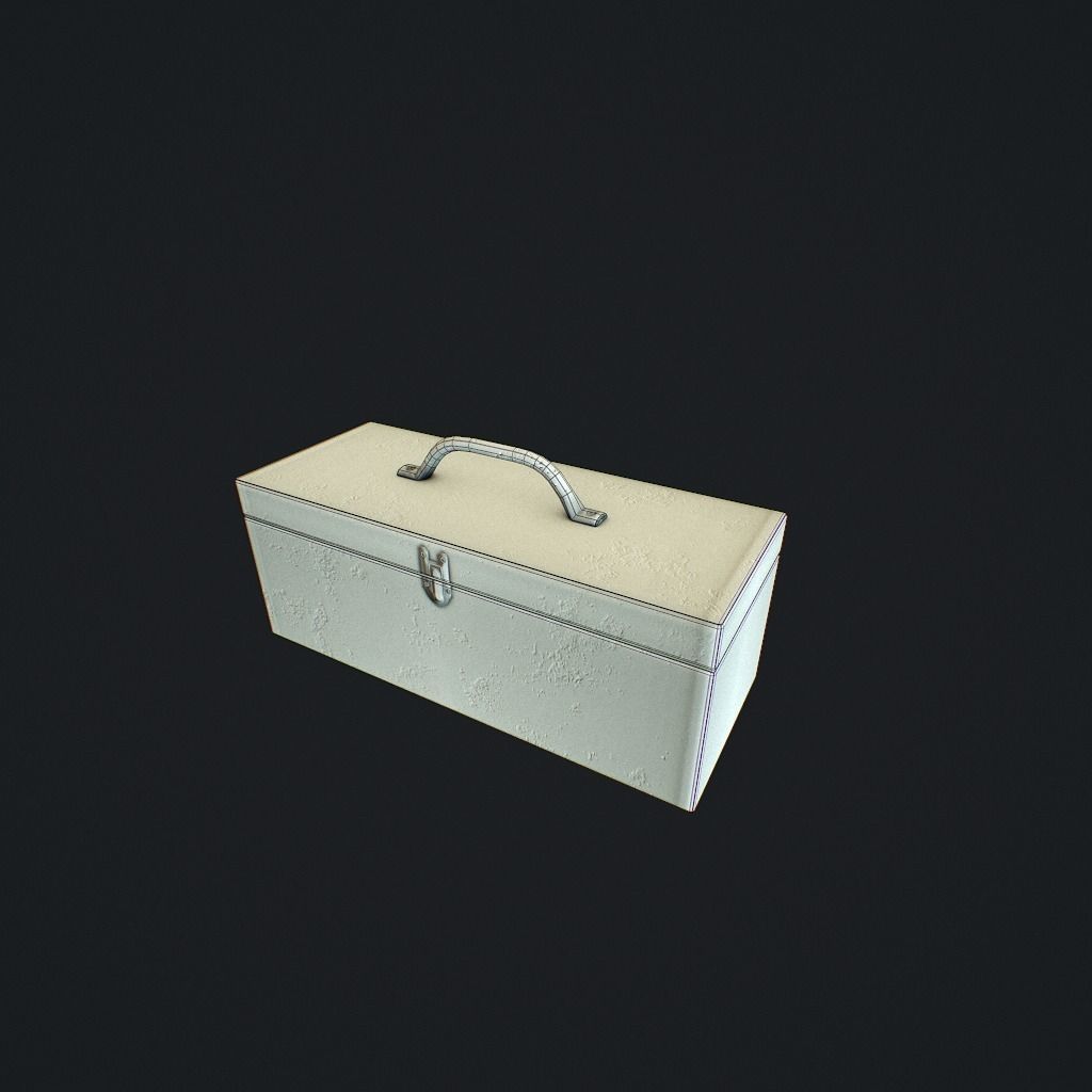 Toolbox pbr Low-poly 3D model_12