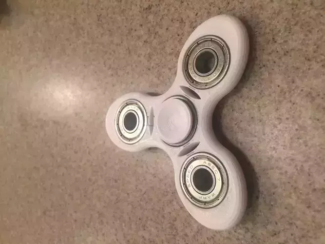 Fidget spinner oval shaped 3D print model