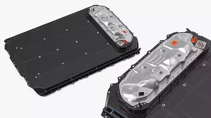 Tesla Battery Pack System 3D model 6