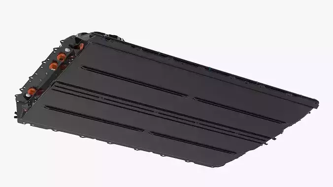 Tesla Battery Pack System 3D model 7