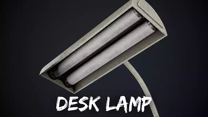 Desk Lamp PBR Game Ready