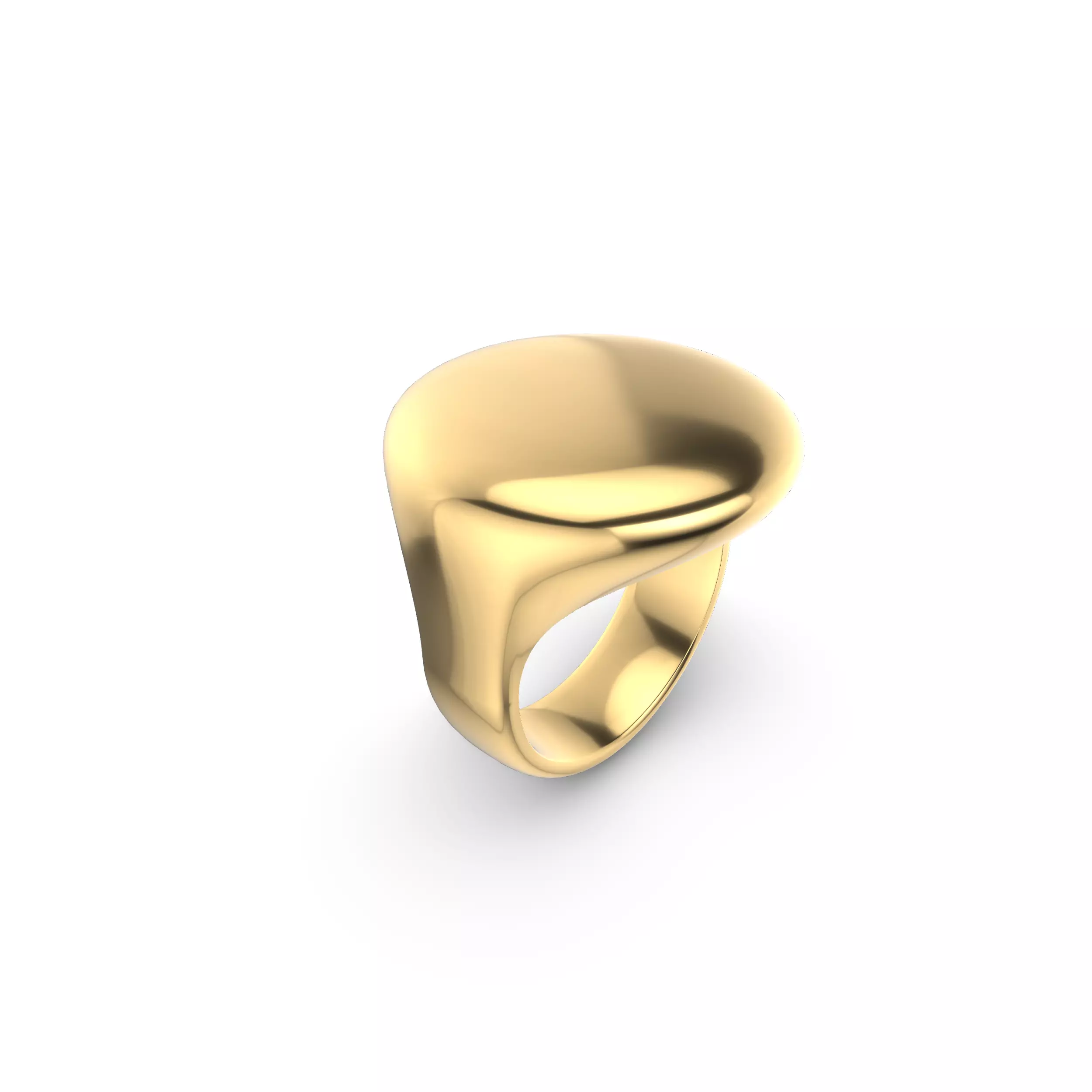 Classic Signet Ring 3D print model