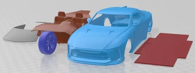 Nissan GT R50 2018 Printable Car 3D print model