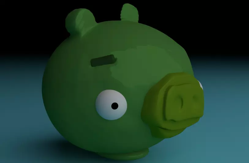 Bad Piggies - 3D Printable Piggy Bank 3D print model_0