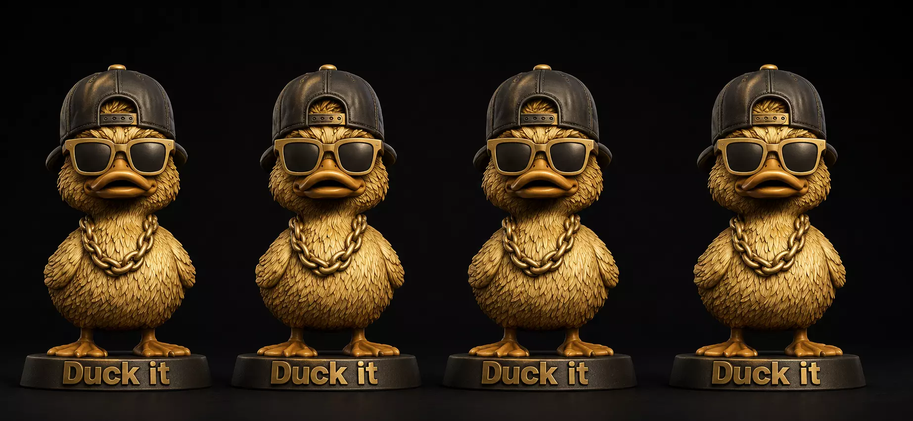 Duck It Urban Hip-Hop Duck Collectible STL 3D print model
