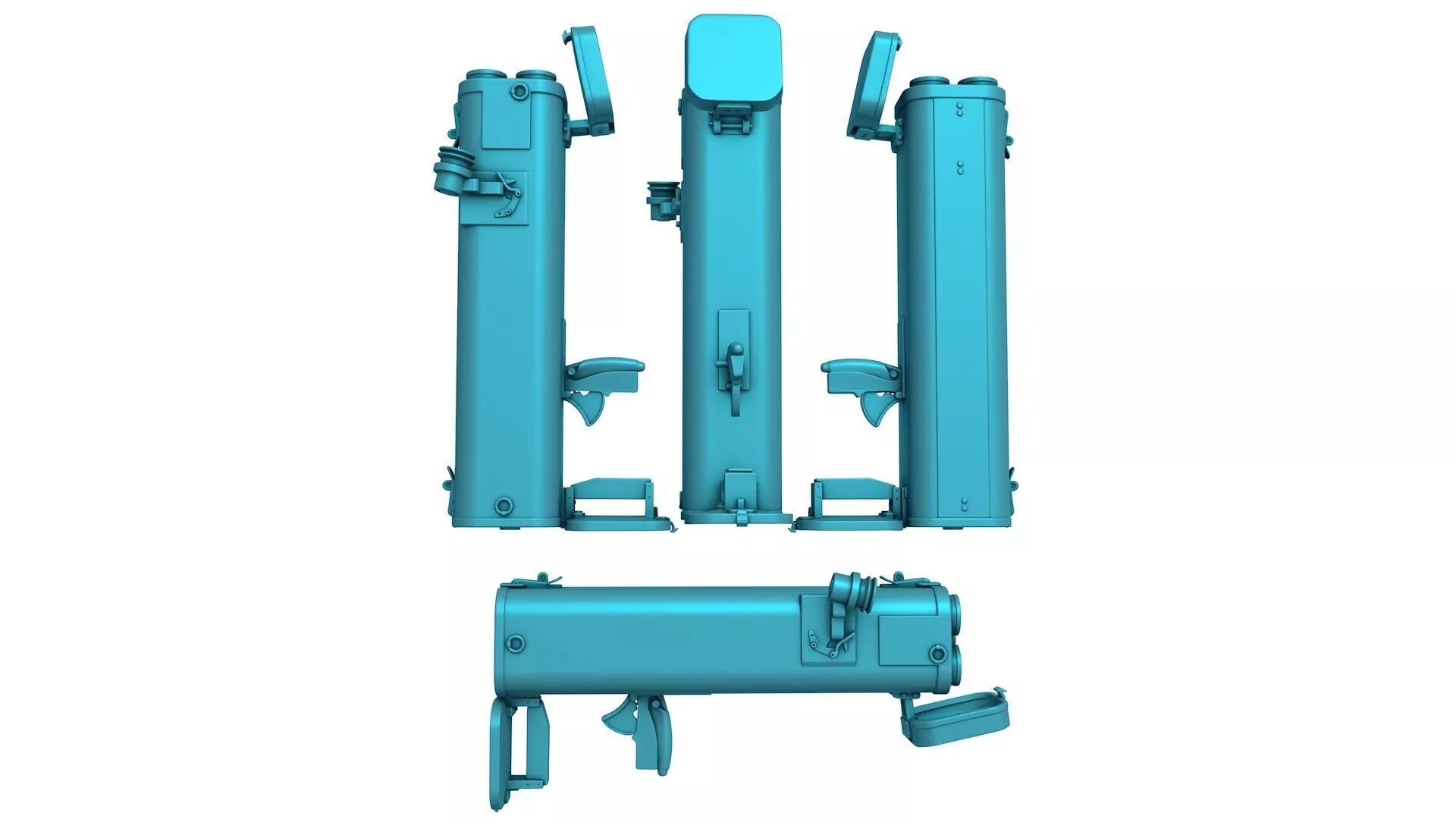 M202 Flash Grenade Rocket Launcher 3D print model
