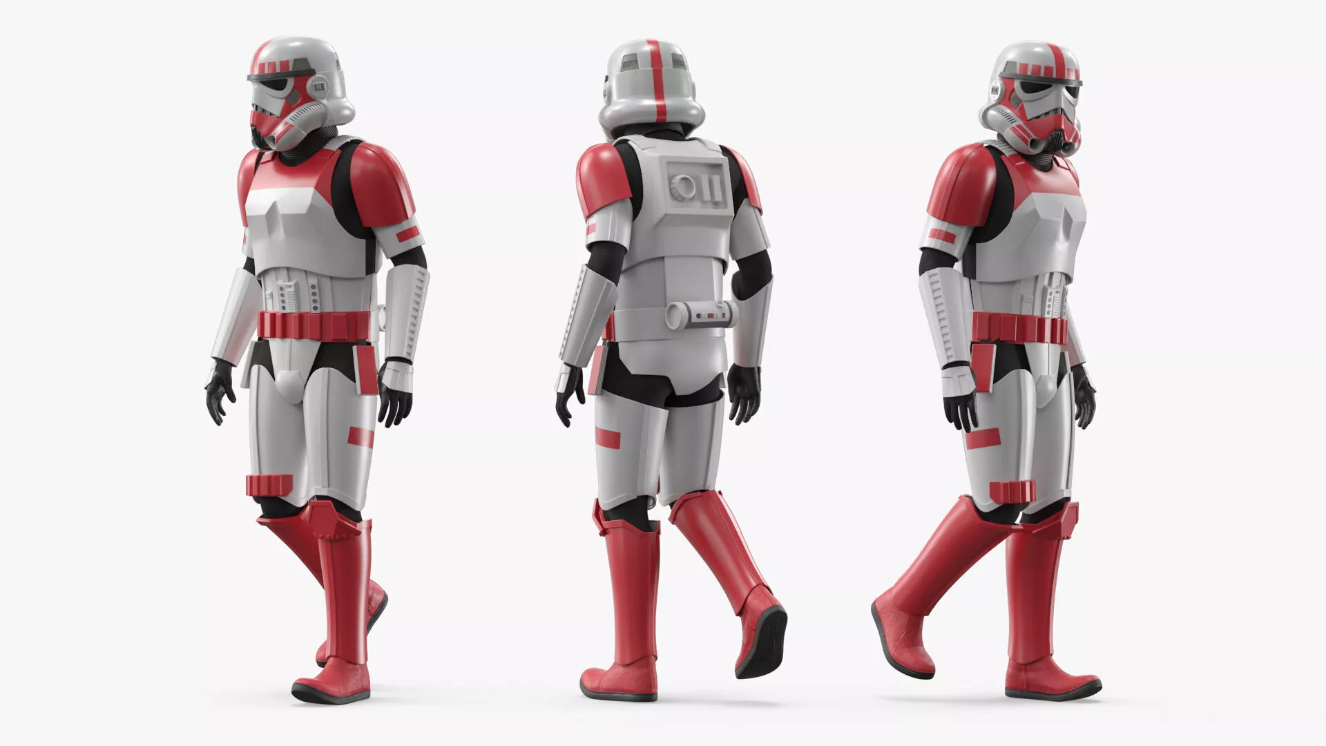 Star Wars Shock Trooper Rigged for Maya 3D model