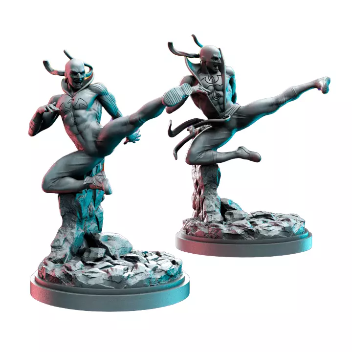 The Boy With The Dragon Tattoo X - RPG Tabletop Figure 3D print model