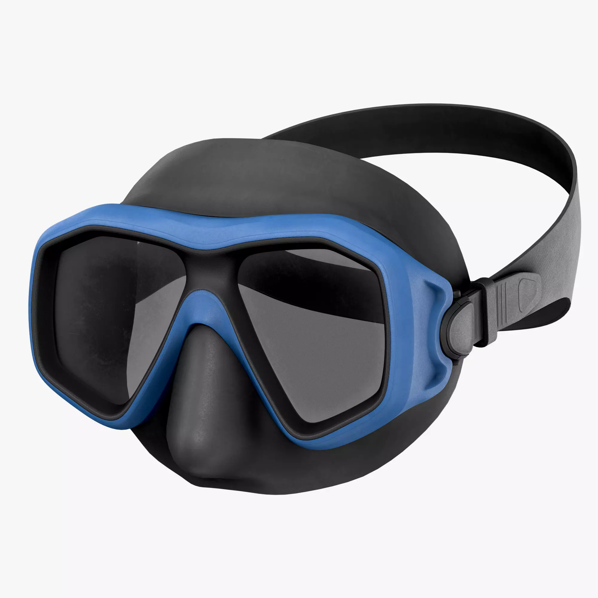 Diving mask Low-poly 3D model