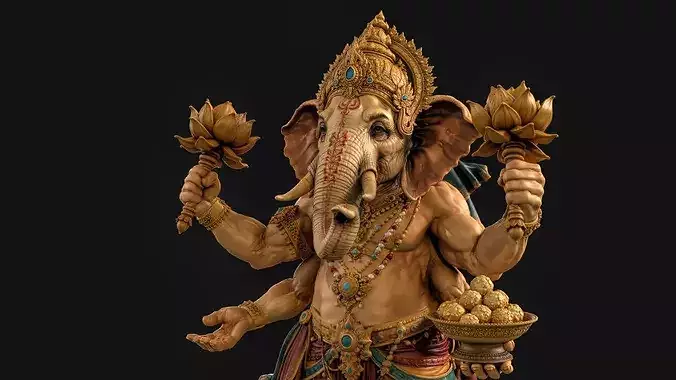 Ganesha 3D Print Ready