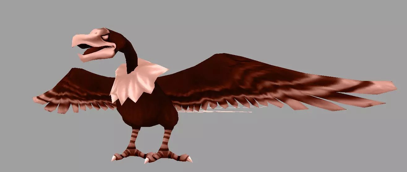 model gird fantasy Low-poly 3D model