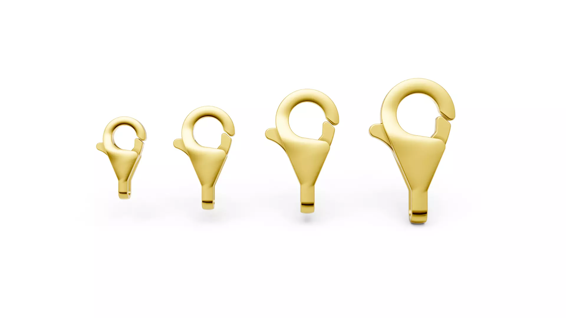 PRINTABLE LOBSTER CLASP LOCK 3D print model