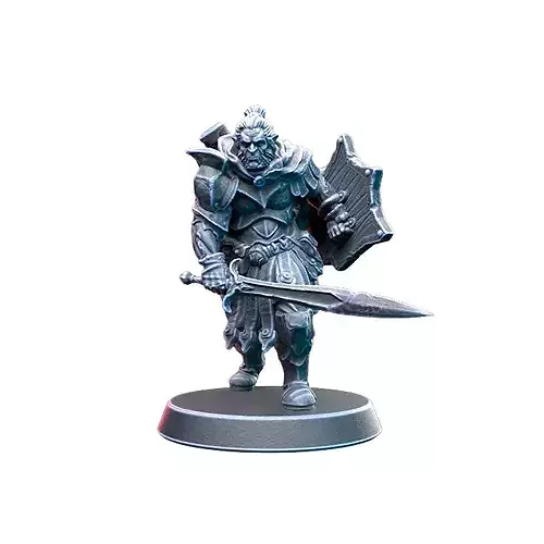 Hobgoblin On 1 Inch Base III - Detailed Tabletop Figurine