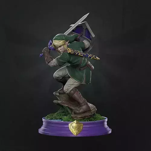 Legend of Zelda Lord of the Rings Mashup 3D Printable Statue