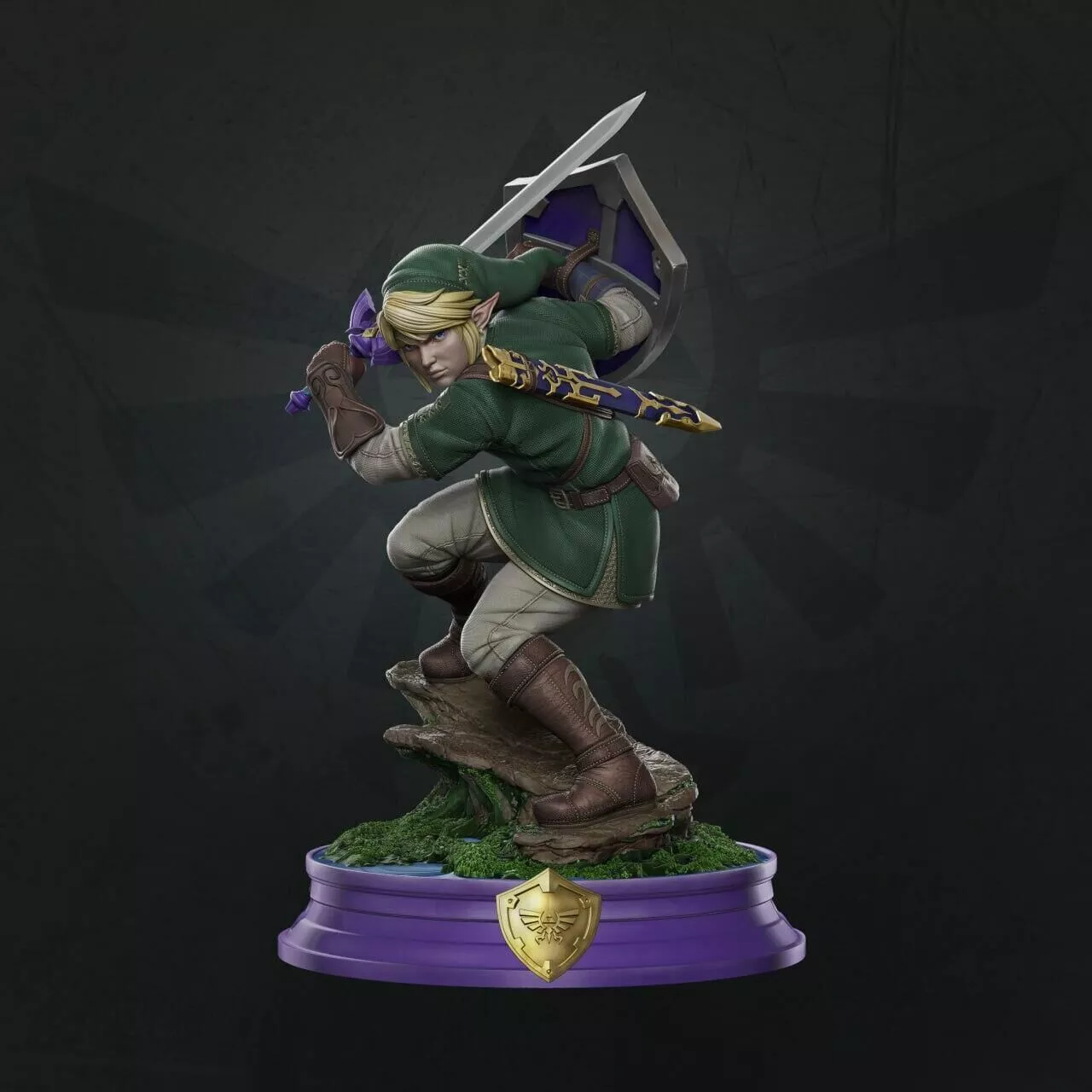 Legend of Zelda Lord of the Rings Mashup 3D Printable Statue 3D print model