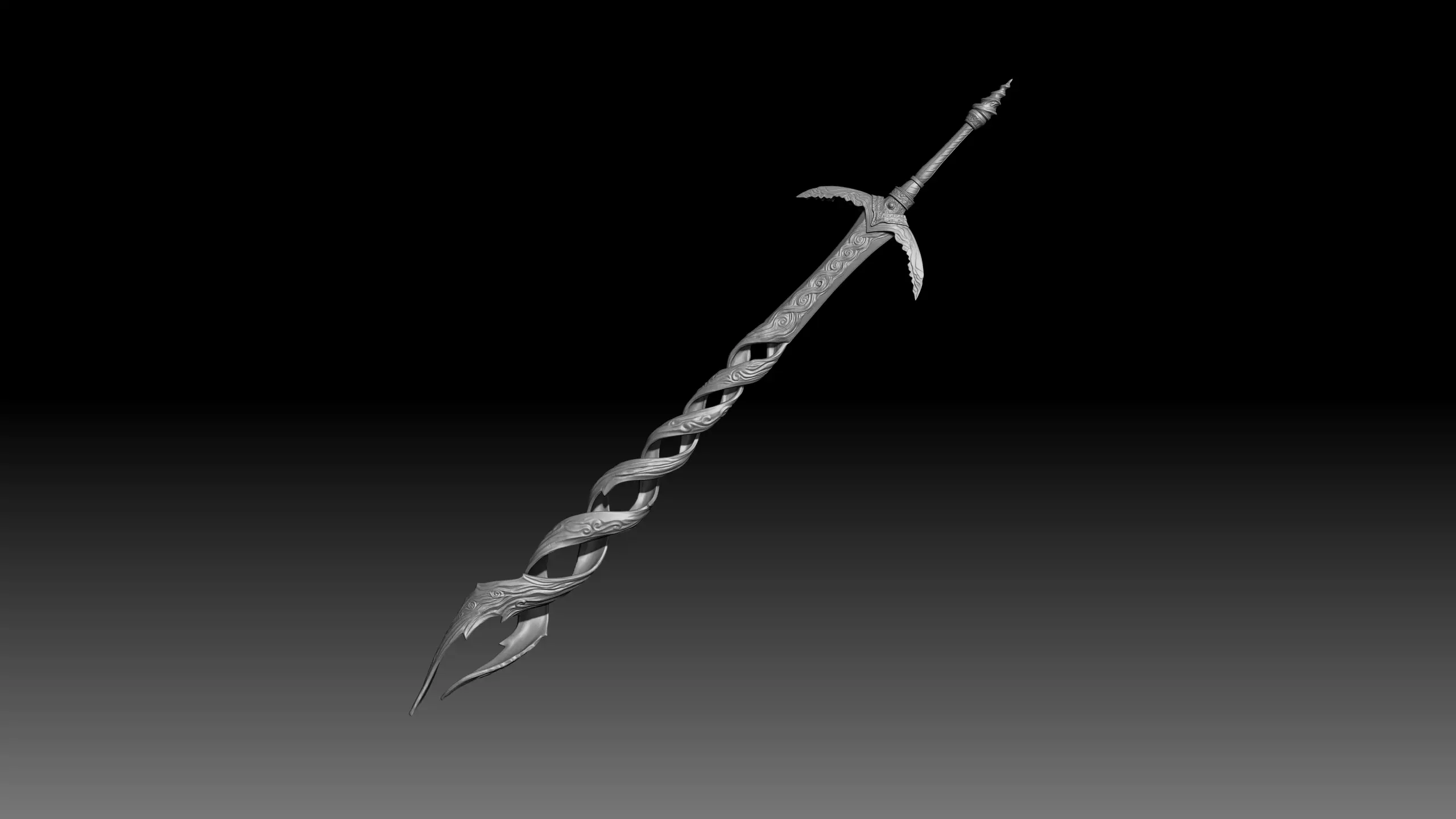 Godslayer Greatsword - Elden Ring weapon 3D print model