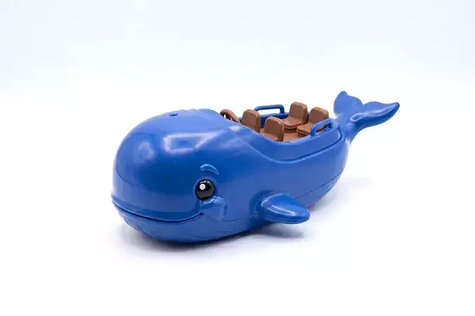 Toy whale boat