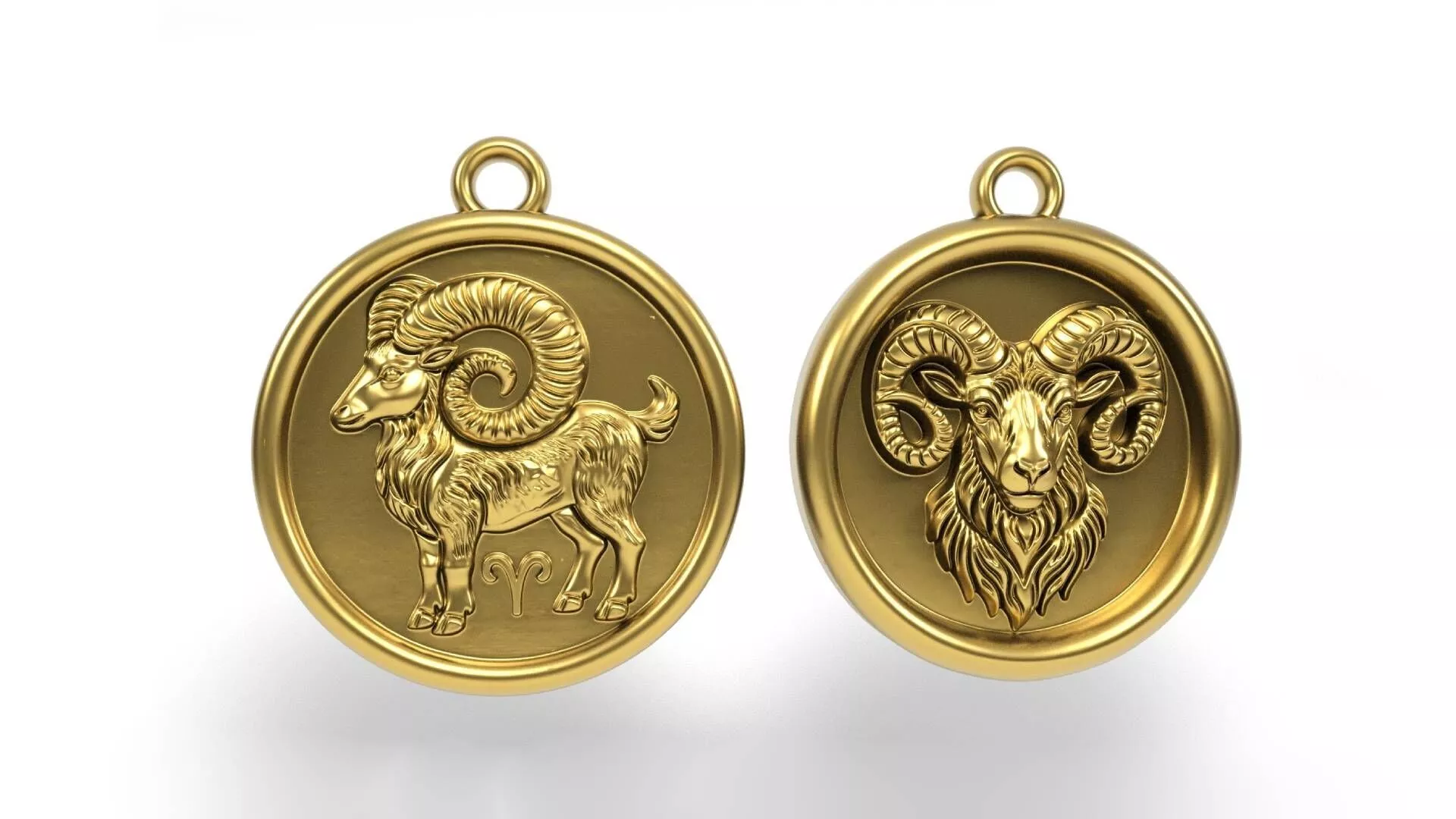 Aries pendants 3D print model