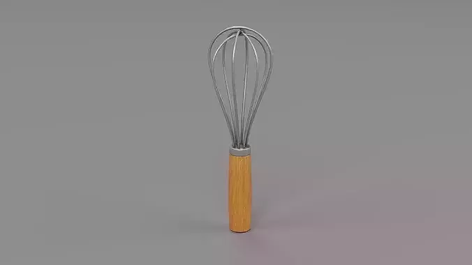 Cozy Baking Set Props Low-poly 3D model 6
