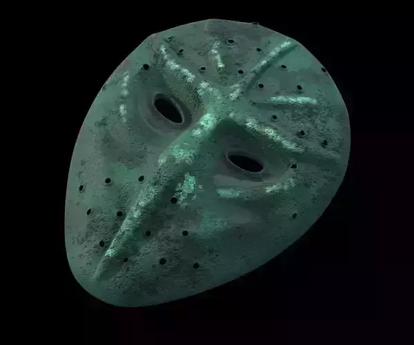 Mask of ninjas Low-poly 3D model