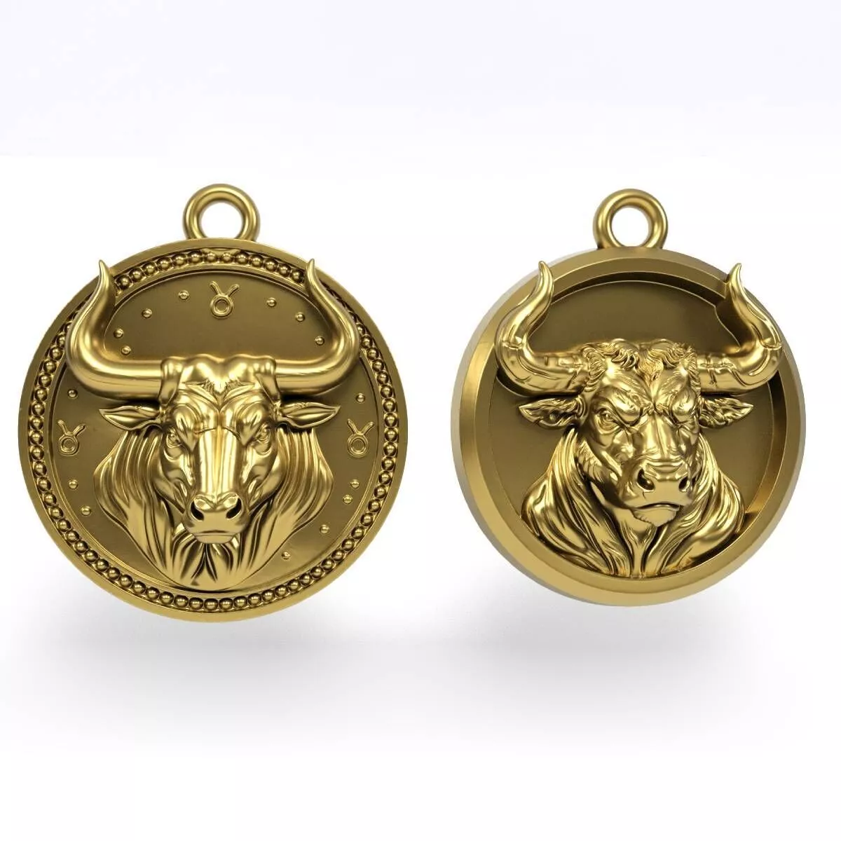 Taurus pendants 3D print model