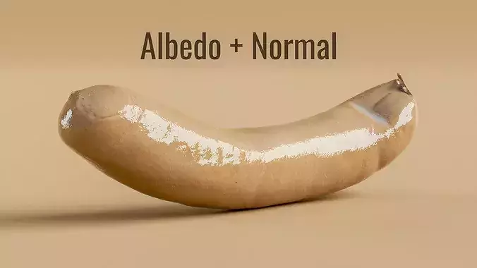 Realistic Frankfurter Hot Dog Sausage Photogrammetry Scan Low-poly 3D model 7