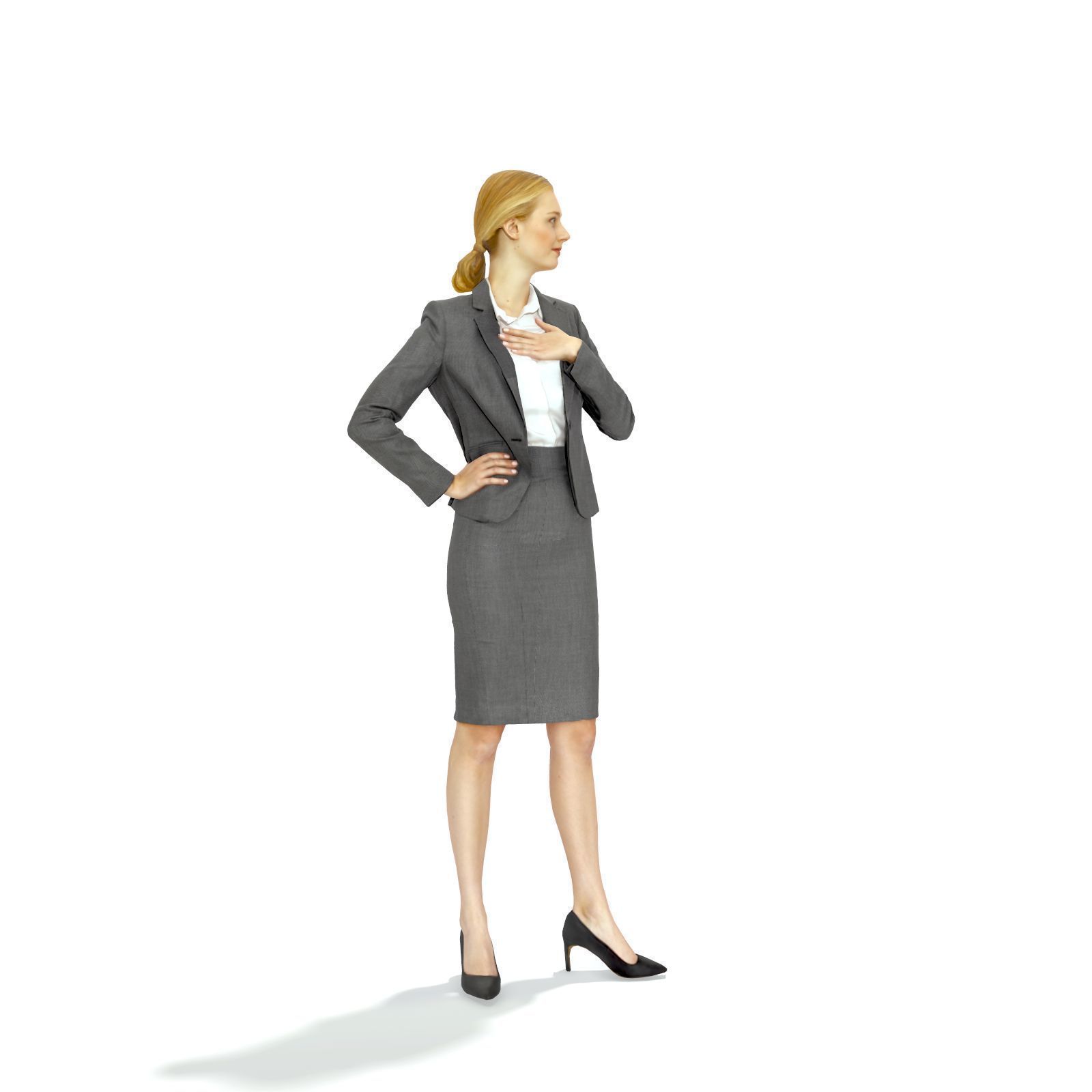 Business woman in a grey suit BWom0317-HD2-O01P01-S 3D model_2