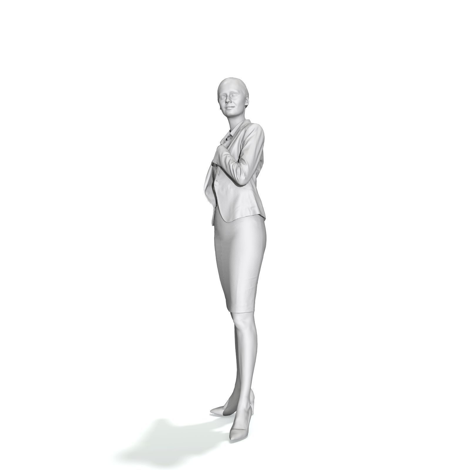Business woman in a grey suit BWom0317-HD2-O01P01-S 3D model_21