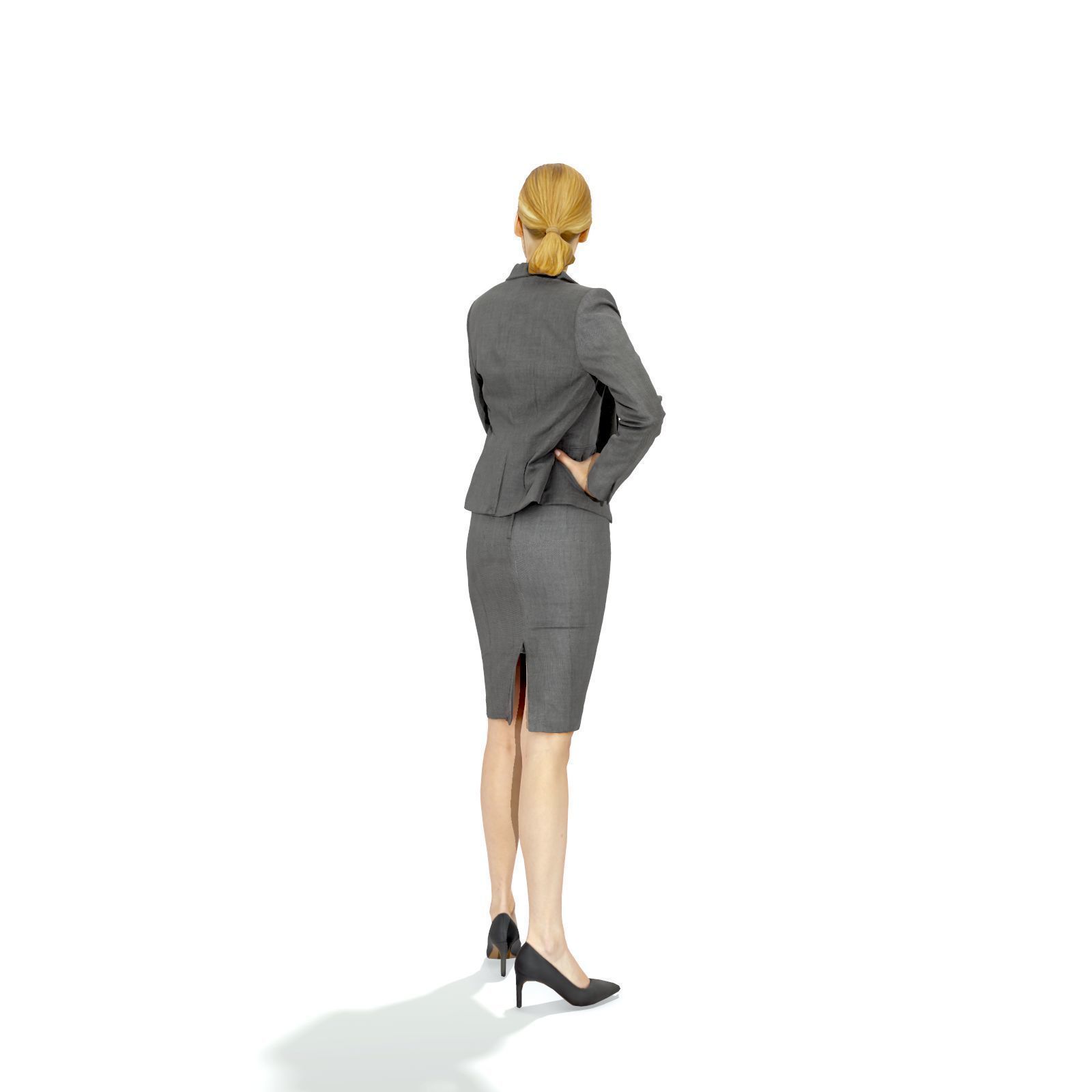 Business woman in a grey suit BWom0317-HD2-O01P01-S 3D model_7
