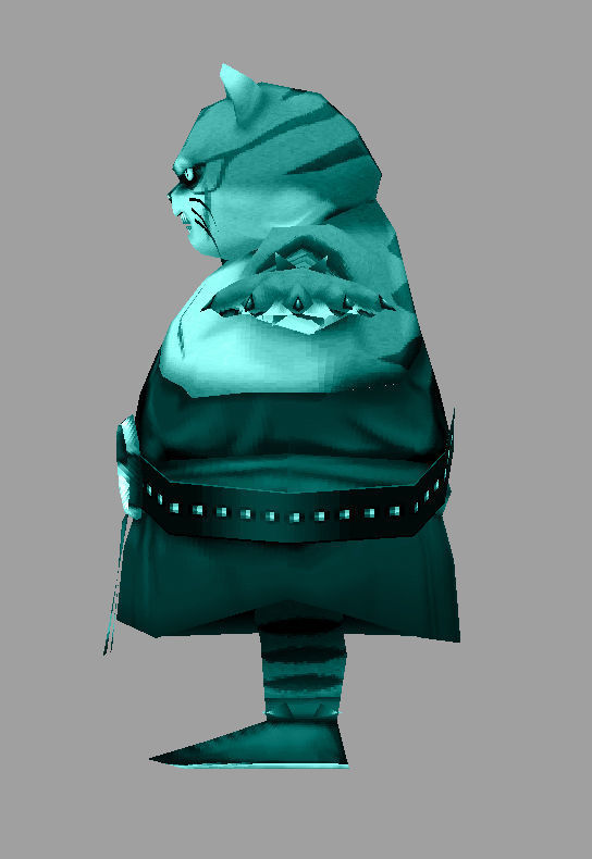 model charater cat Low-poly 3D model_4