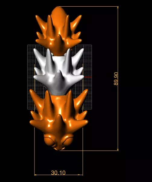 Dragon Head 3D print model
