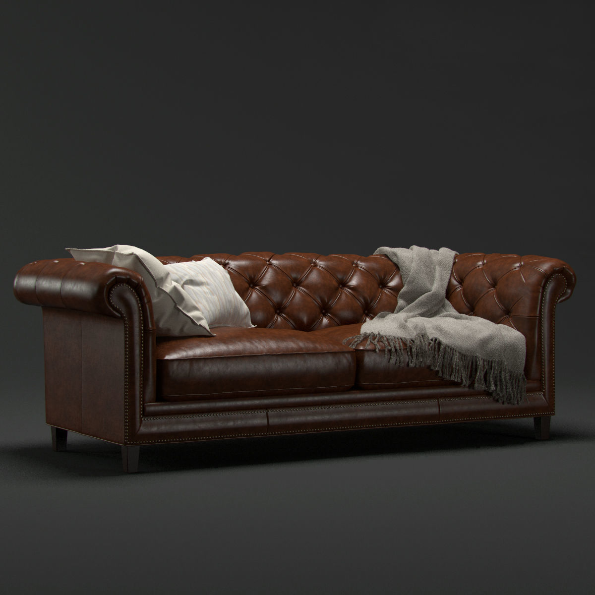 Chesterfield Sofa 3D model_2