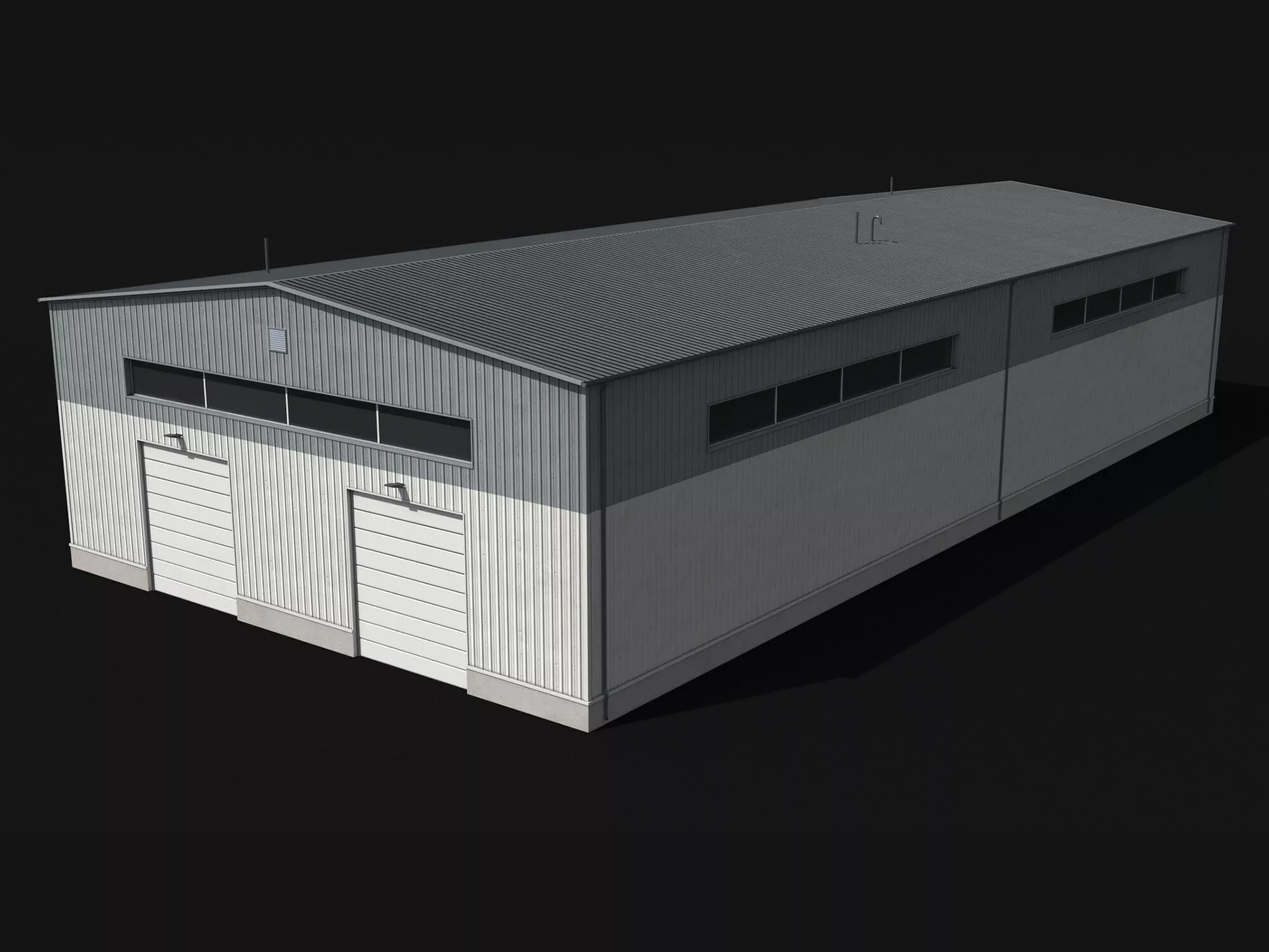Industrial Building 69 PBR Low Poly Low-poly 3D model