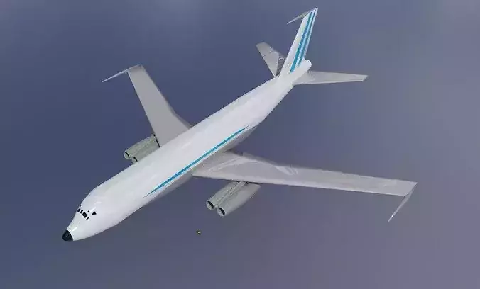 Model 707-020 Proto-720 Jetliner - 1950s Concept