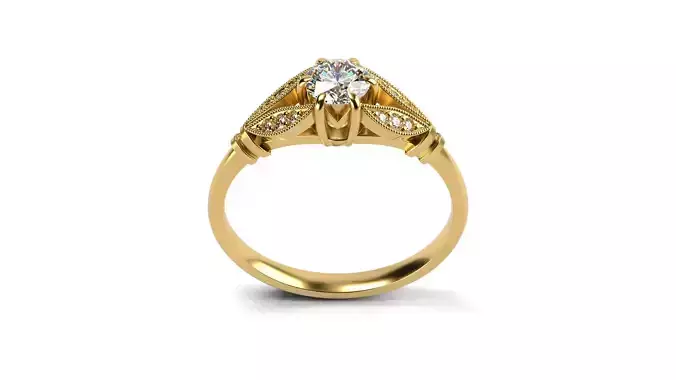 Edwardian Style Engagement Ring