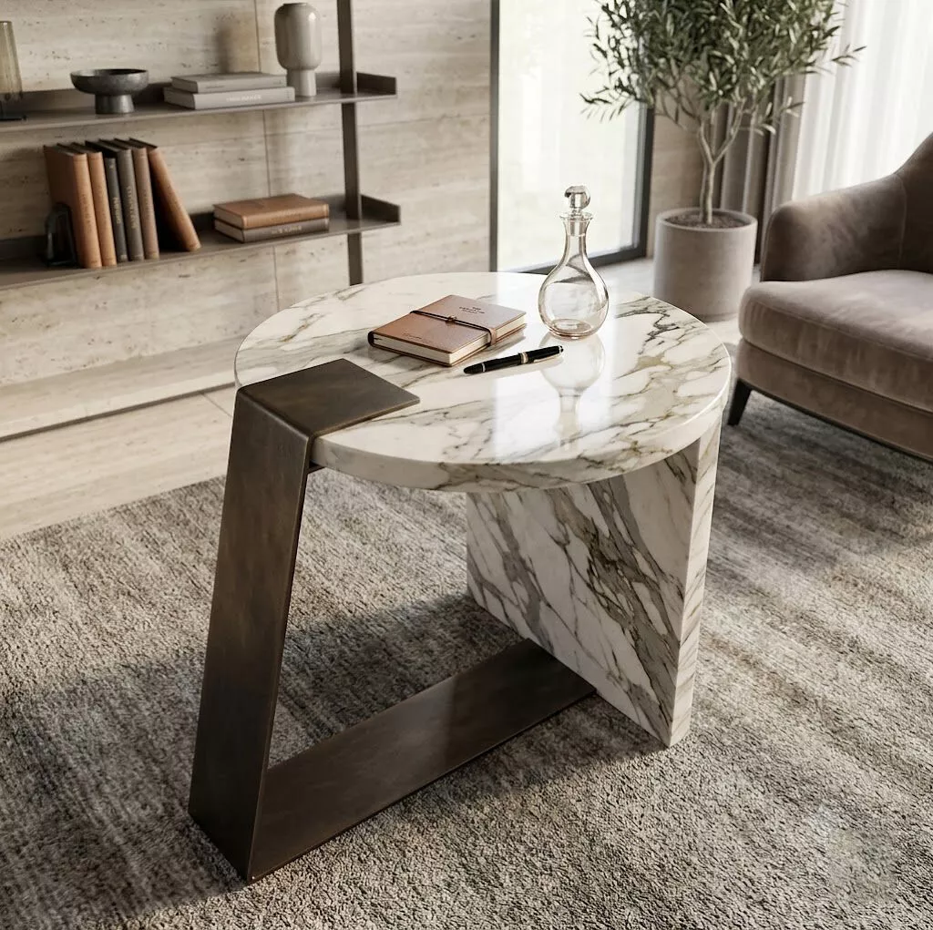 coffee table Low-poly 3D model
