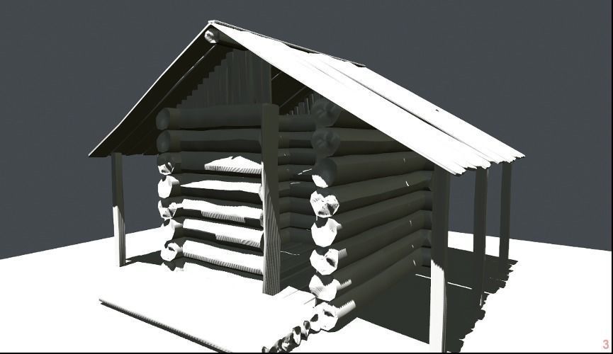 Lumber Kit - Dry Rot Texture Low-poly 3D model_2