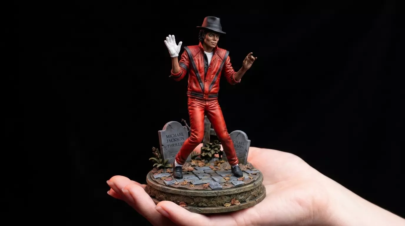 King of Pop Thriller Night Zombie Dance Legend 28mm 32mm 75mm Sc 3D print model
