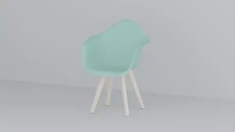 plastic chair Free 3D model