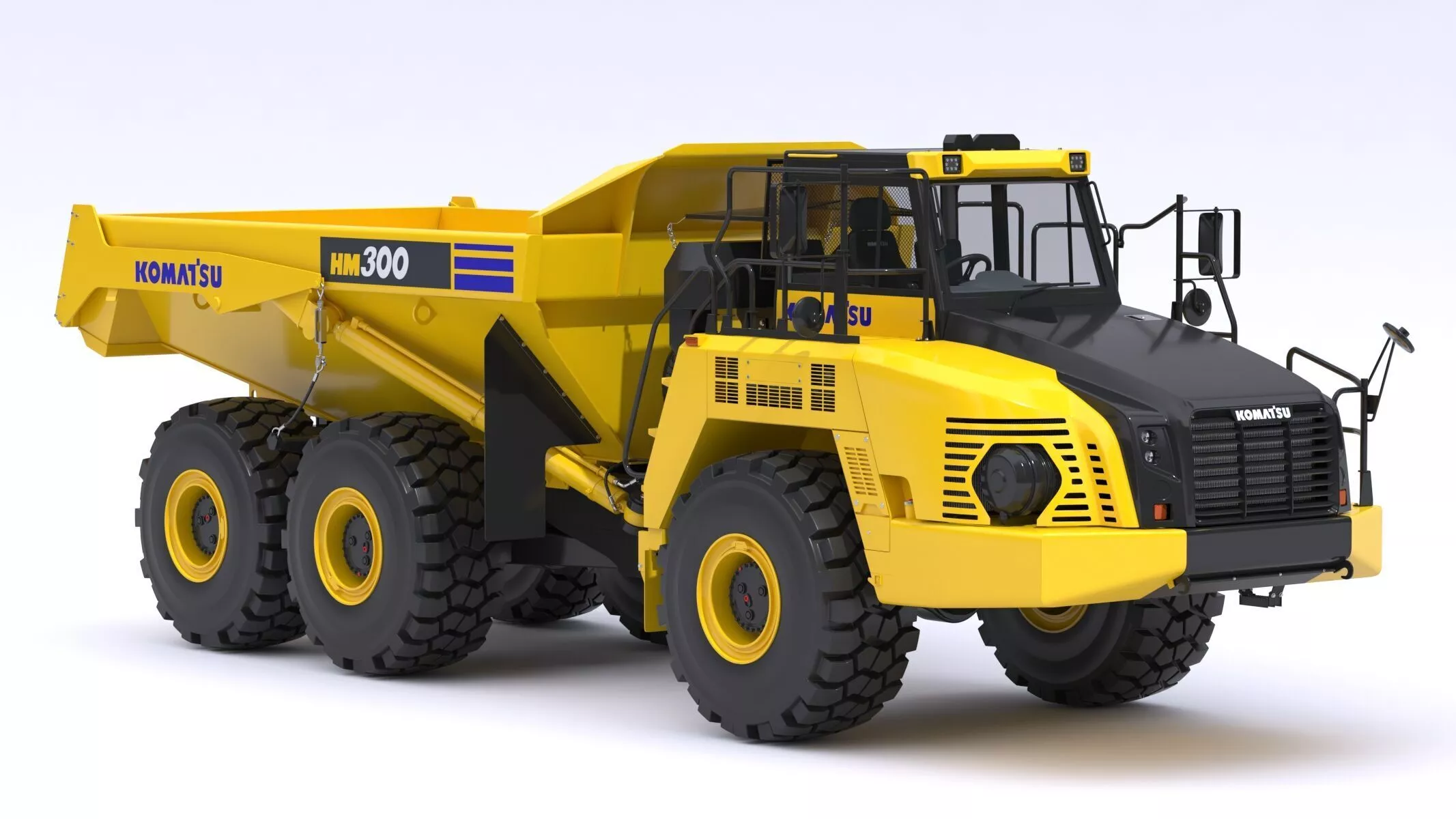 Komatsu HM300-5 Articulated Dump Truck 3D model