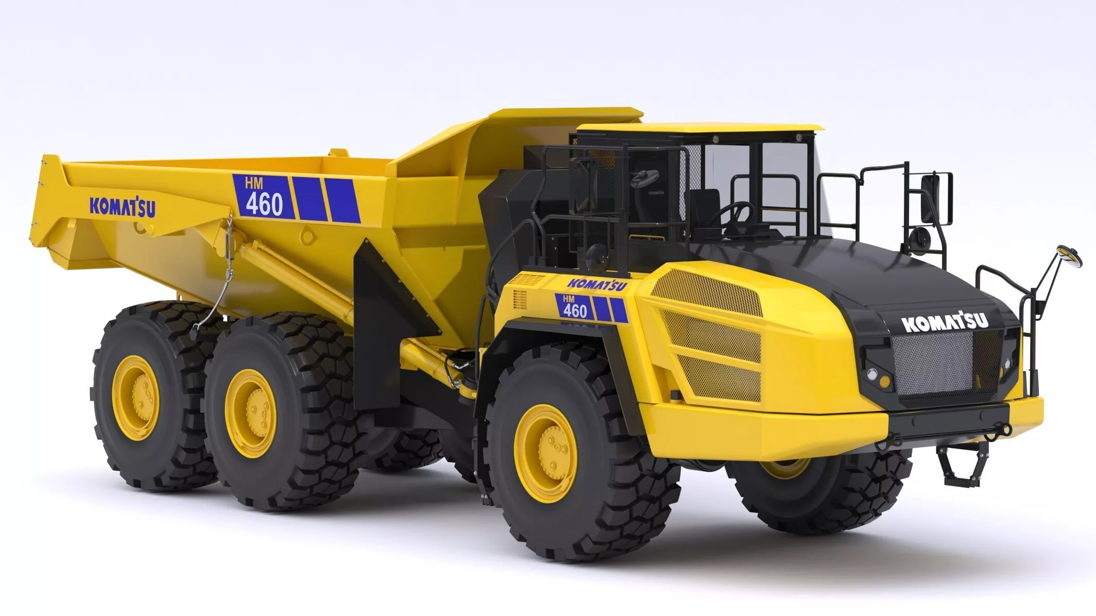 Komatsu HM460-6 Articulated Dump Truck 3D model