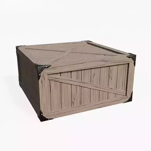 Wooden Crate Flat