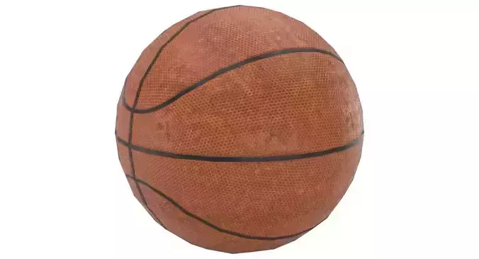 Basketball Lowpoly ball Low-poly 3D model