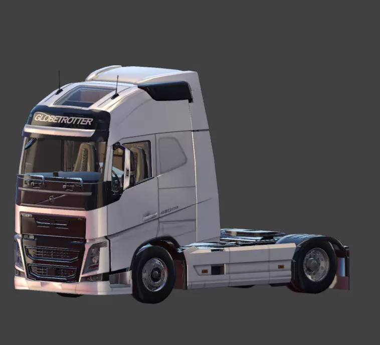 Volvo FH460 Euro 6 - 3D Printable STL Model - Heavy Duty Truck 3D print model