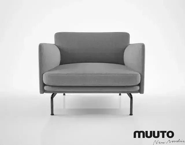 Muuto Outline chair 3D model