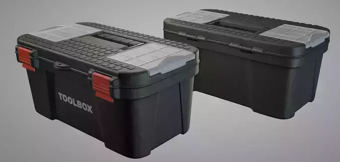 Toolbox animation ready 3D model
