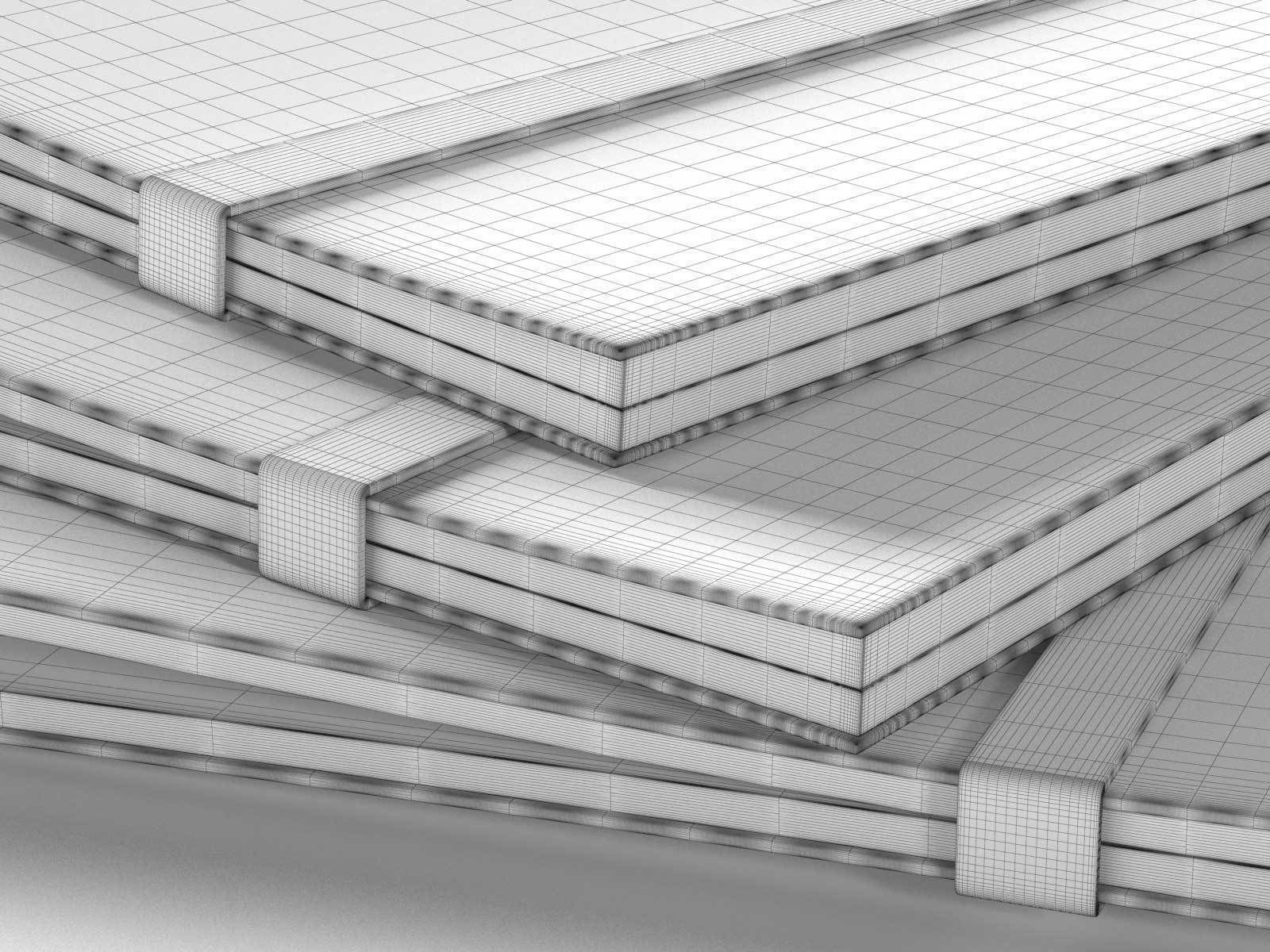 Kraft Paper Notebooks 3D model_2